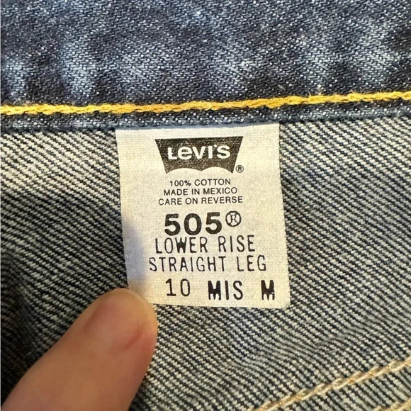 Levi’s Vintage 505 Lower Rise Straight Leg Blank Red Tab Jeans Women’s s… - Picture 8 of 16
